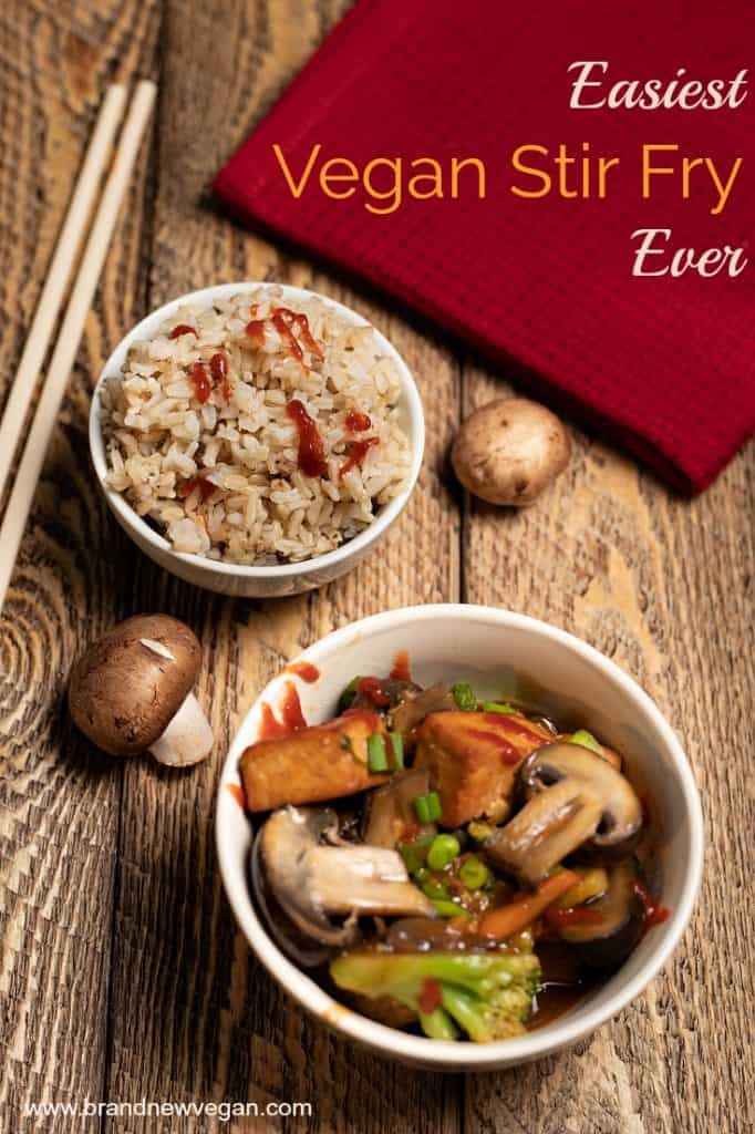 easiest vegan stir fry