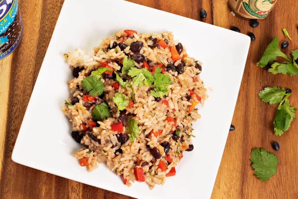 Vegan rice and beans