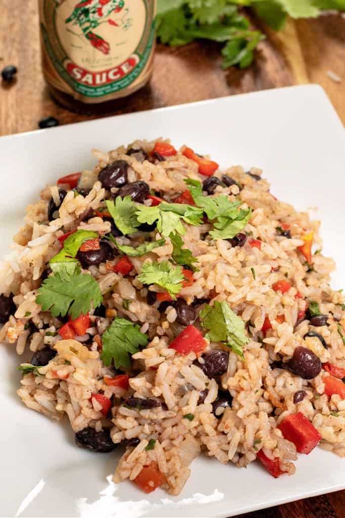 Vegan rice and beans