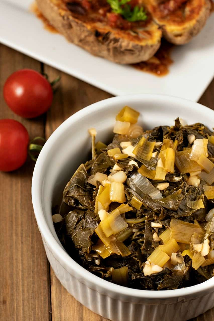 Garlicky Instant Pot Kale Brand New Vegan