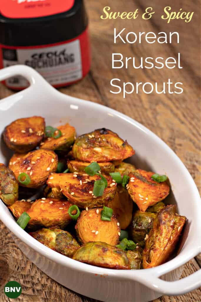 Korean Brussel Sprouts Brand New Vegan