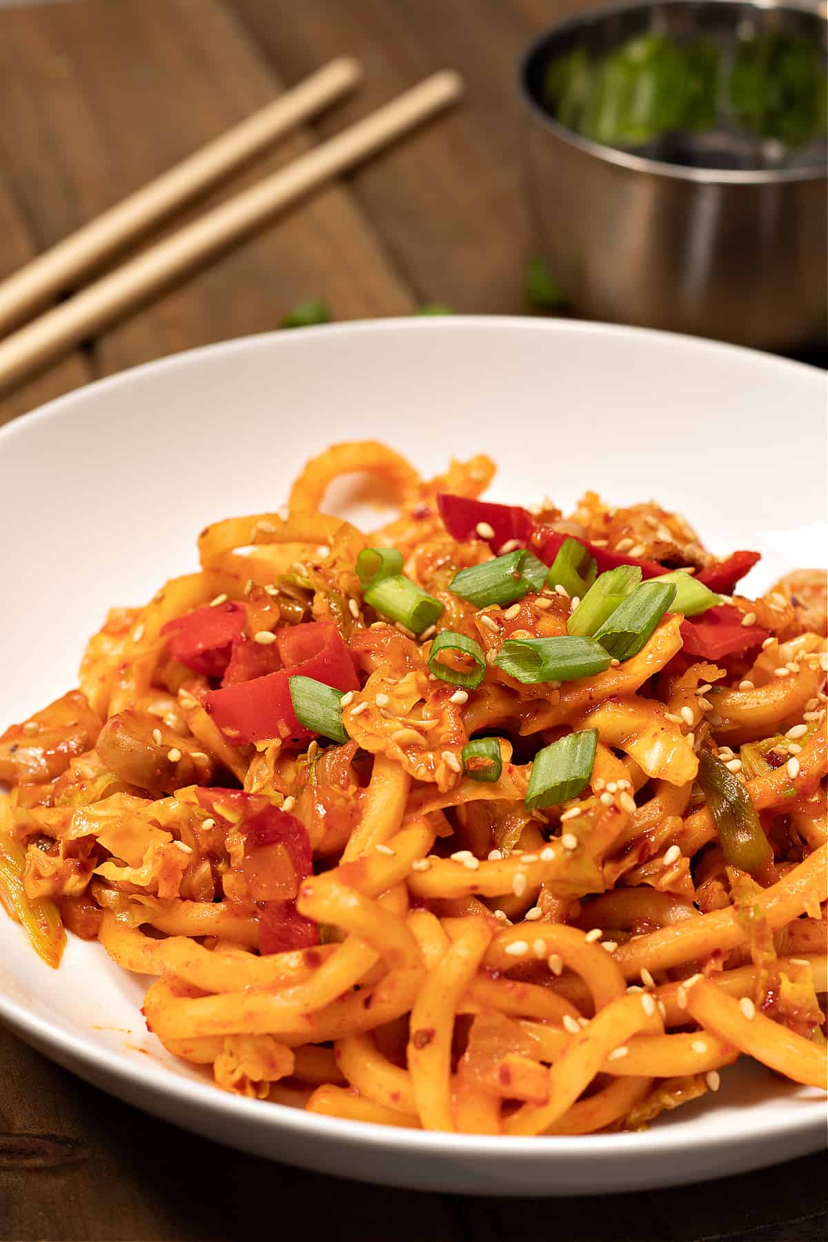 spicy korean noodles