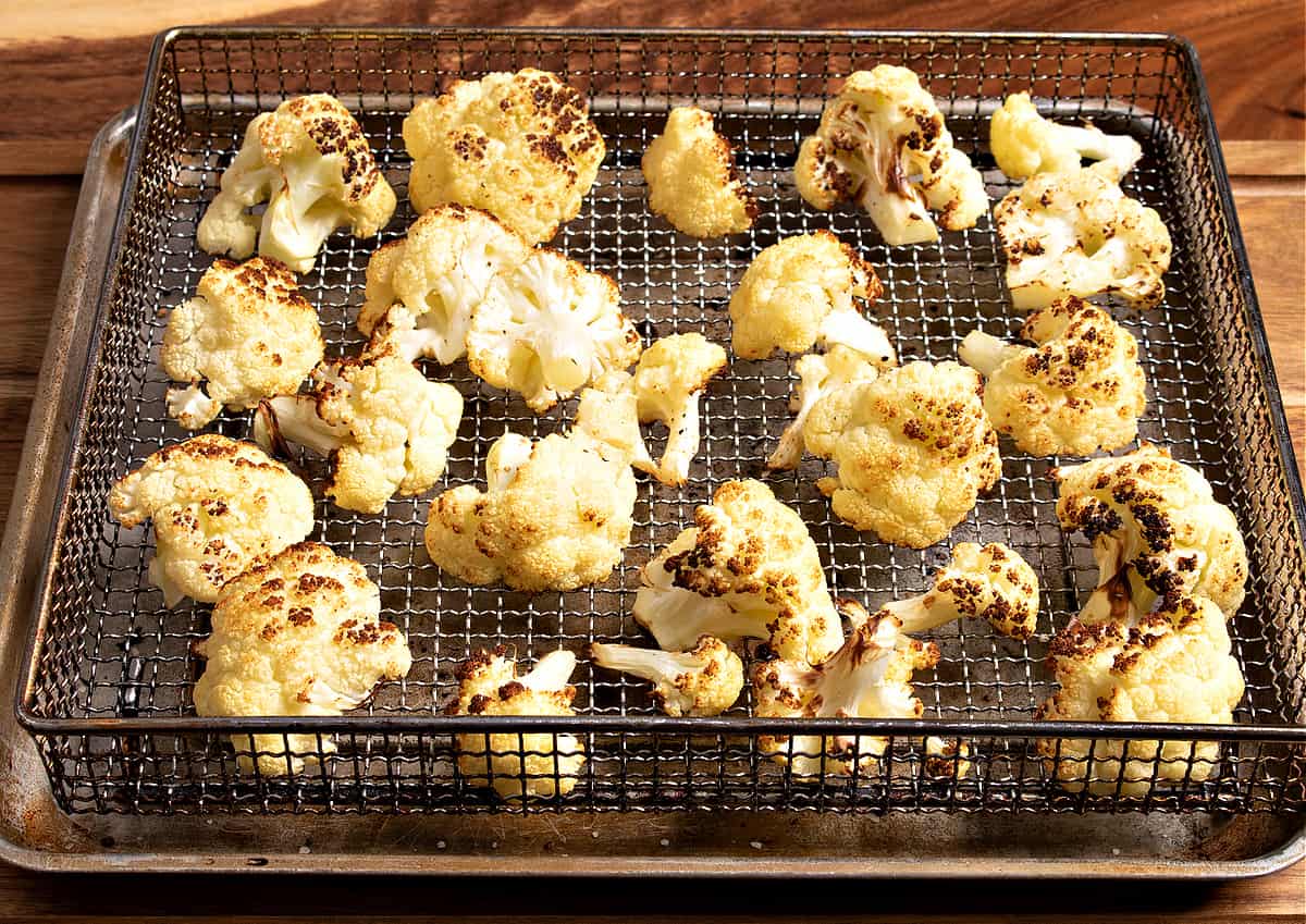 roasted cauliflower in my air fryer