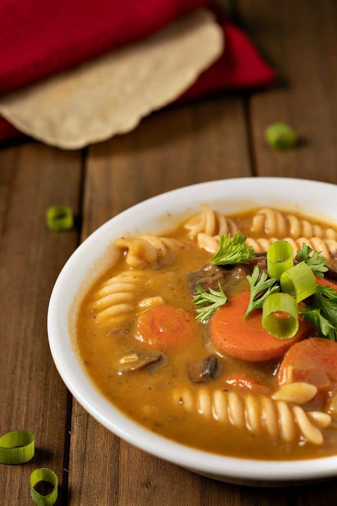 Mushroom Noodle Soup