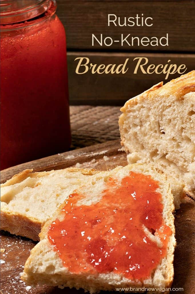 rustic no-knead bread recipe