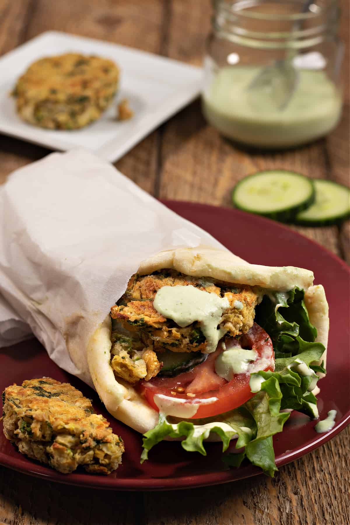 Oil-Free Baked Falafels