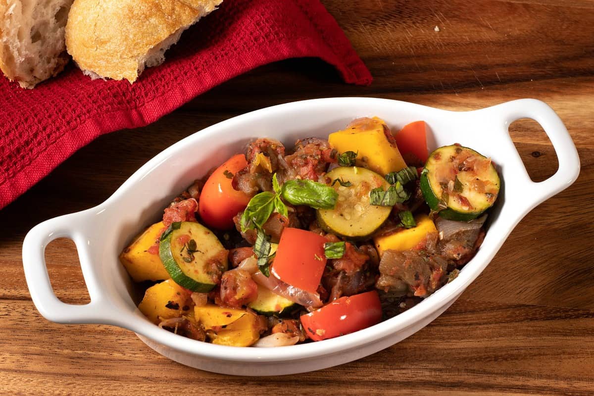 Oil-Free Ratatouille - Brand New Vegan