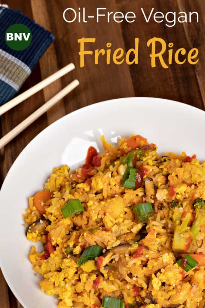 Oil-Free Vegan Fried Rice