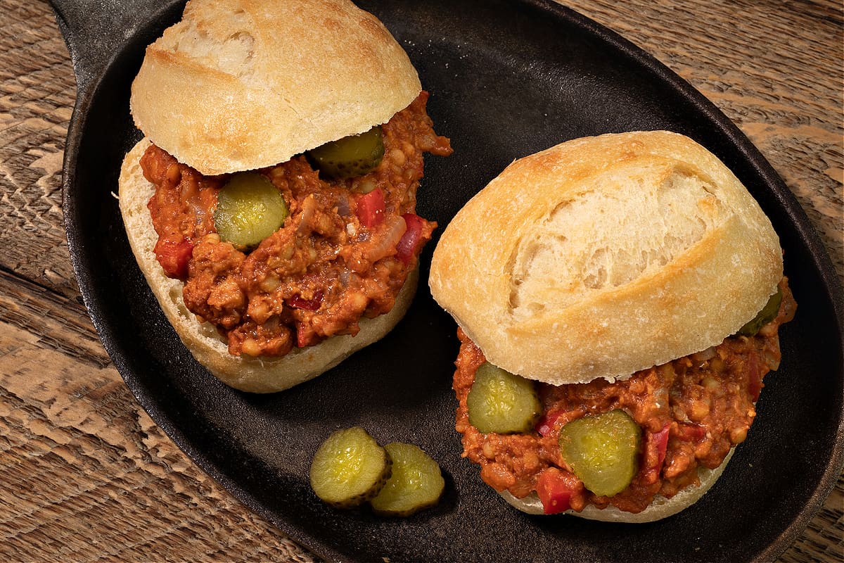 super easy vegan sloppy joes using plantpure meal starter