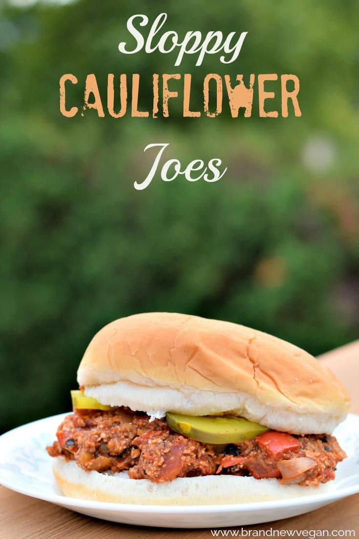 sloppy cauliflower joes