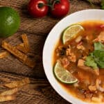 Sopa de Lima (Mexican Lime Soup) - Brand New Vegan