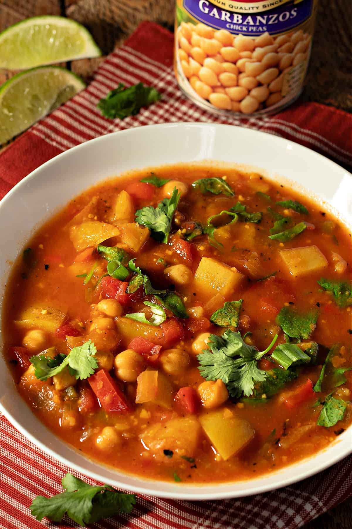 Spicy Potato Chickpea Stew