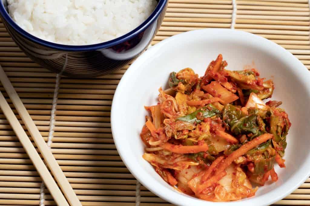 spicy vegan kimchi