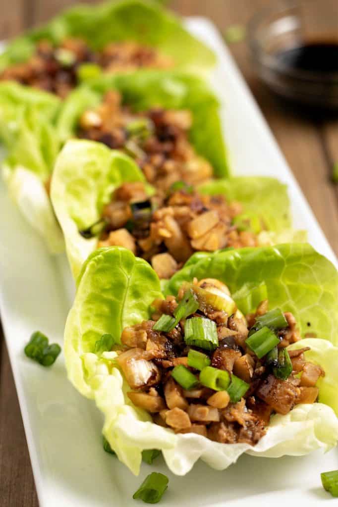 Spicy Vegan Lettuce Wraps