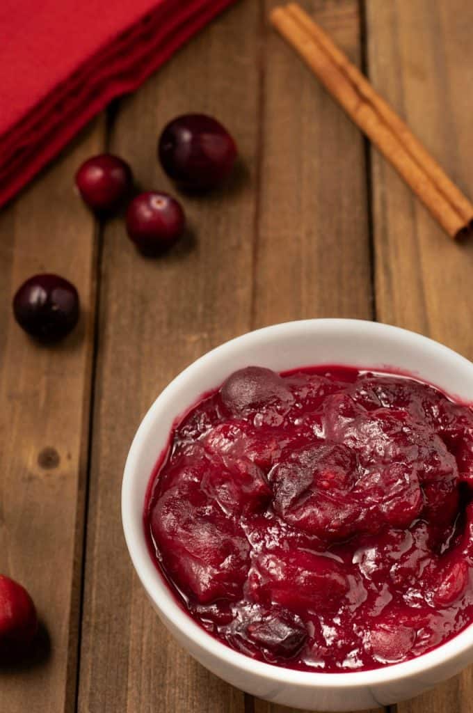 Sugar-Free Cranberry Sauce Recipe with Sweet Cherries