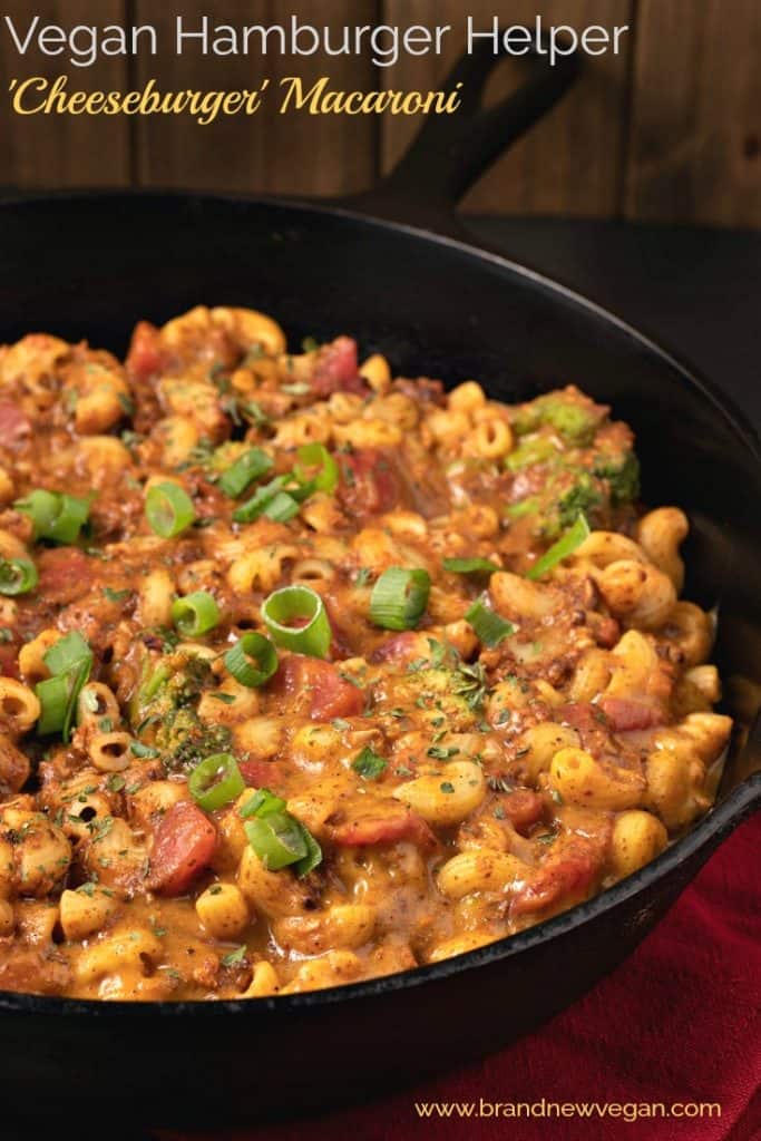 vegan hamburger helper