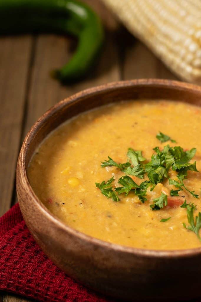 vegan corn chowder