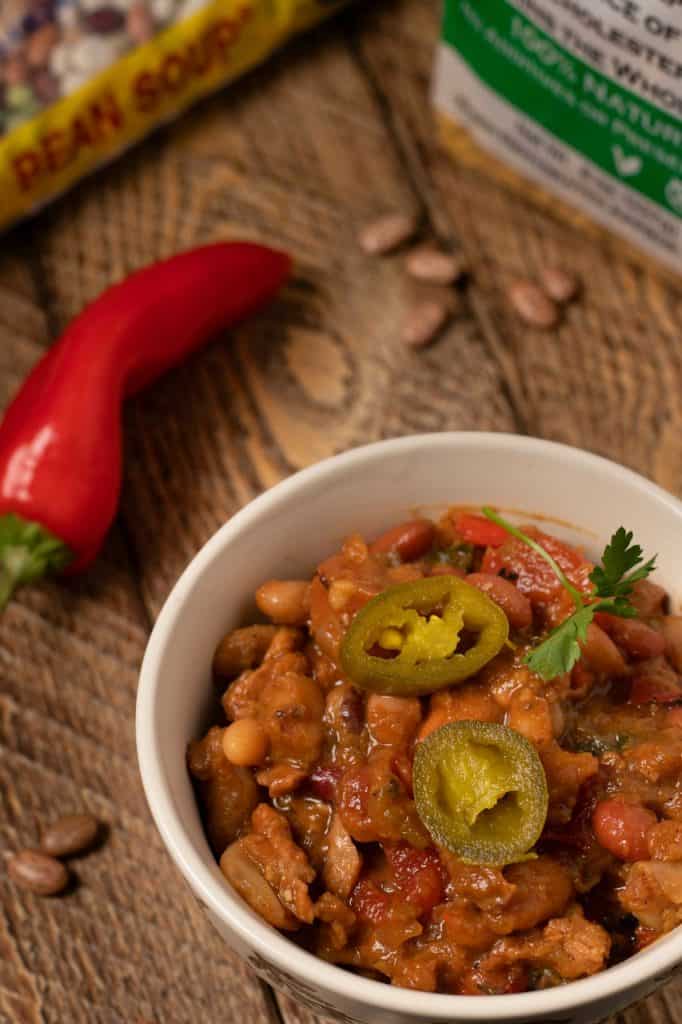 Smoky Vegan Cowboy Beans.