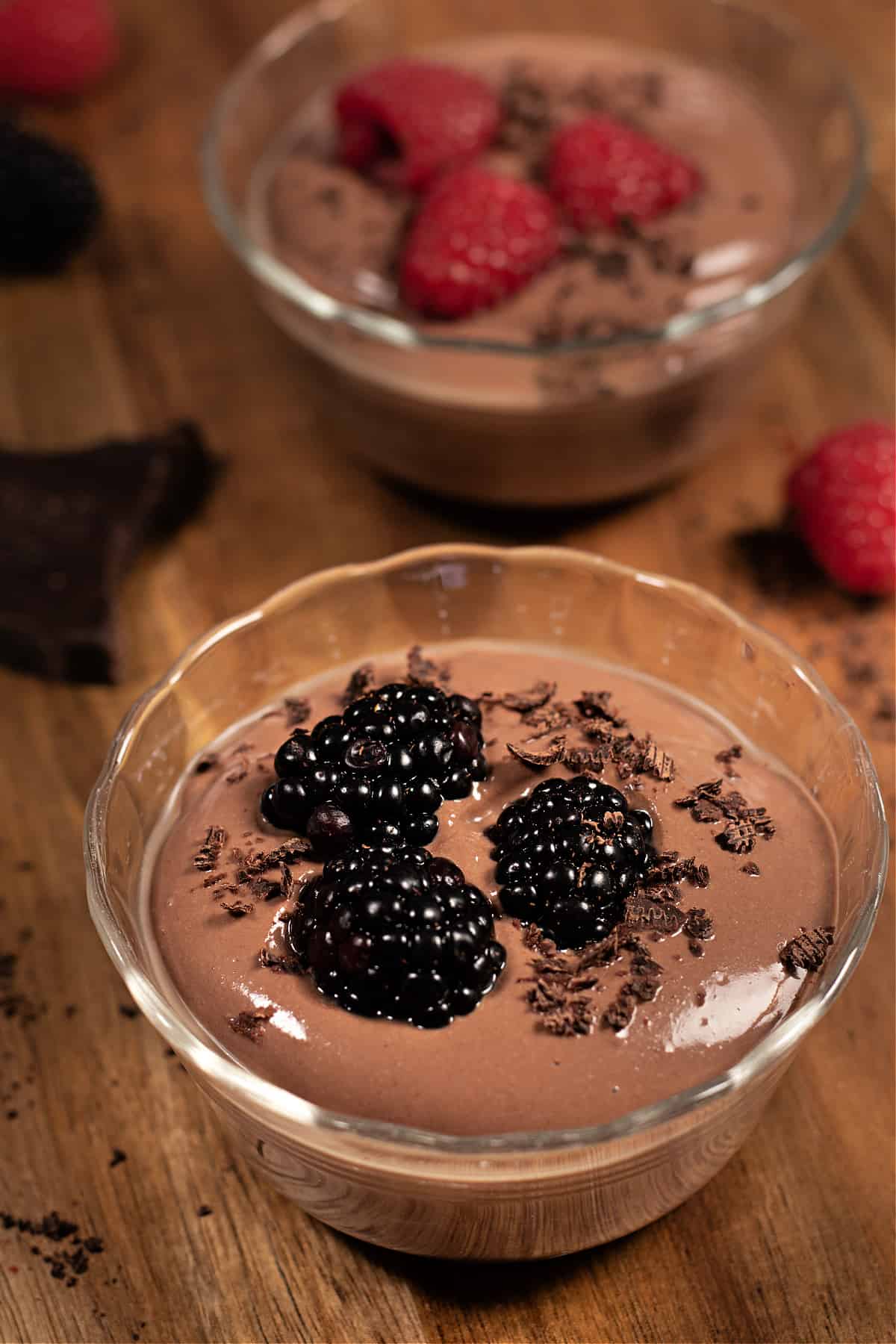 vegan dark chocolate mousse