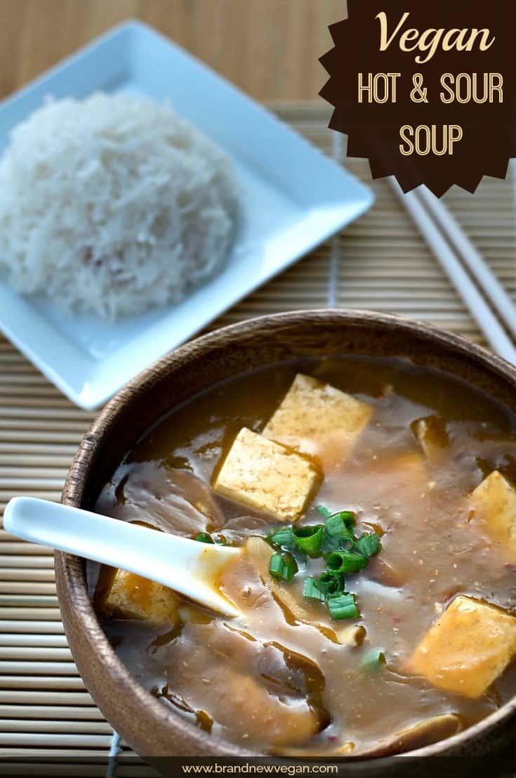 vegan hot and sour soup