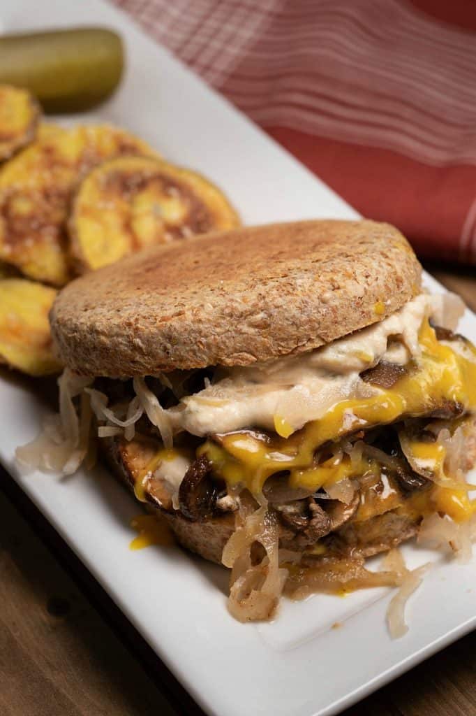 Vegan Mushroom Reuben