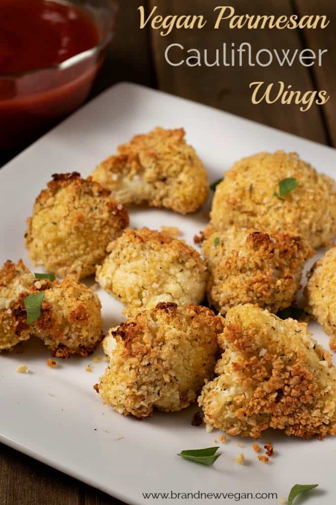 Vegan Parmesan Cauliflower Wings