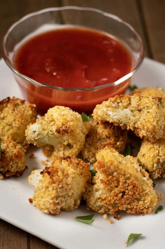 Vegan Parmesan Cauliflower Wings