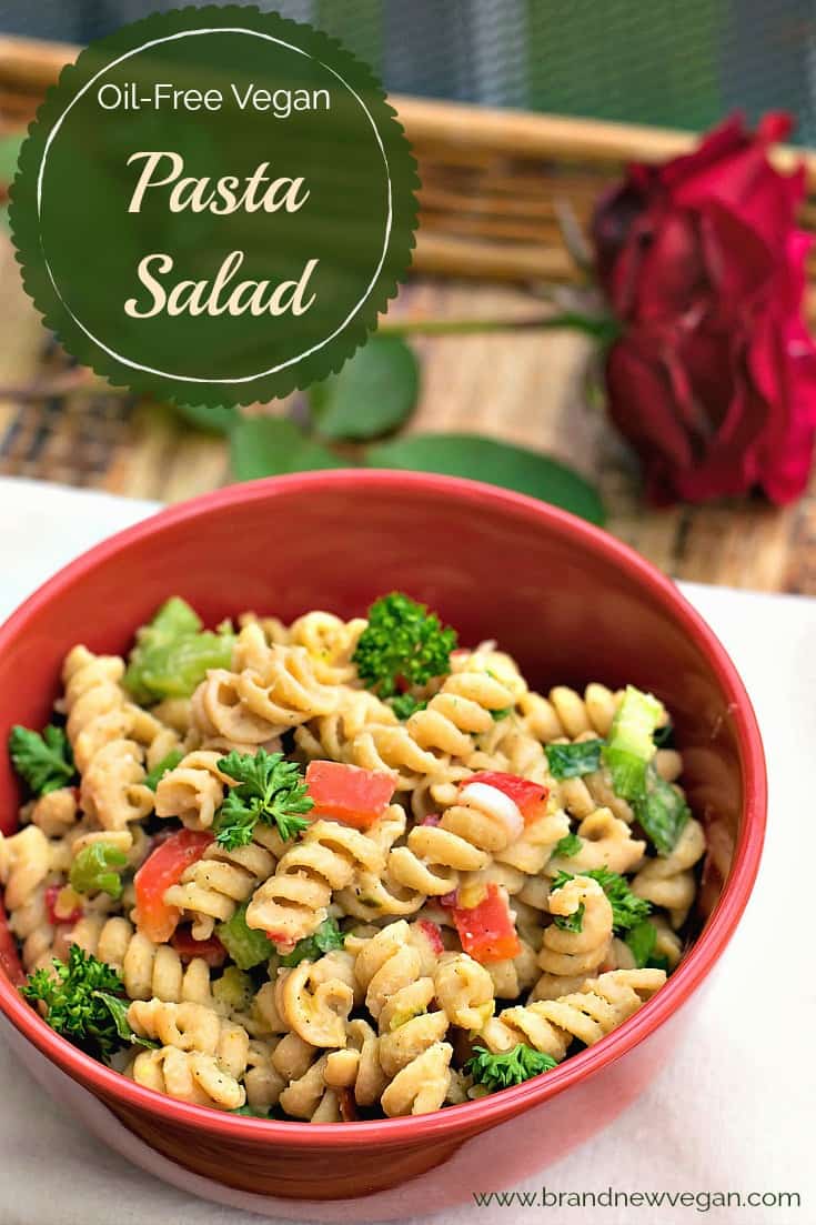 oil free vegan pasta salad