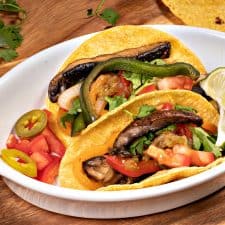 Vegan Portobello and Poblano Fajitas-image