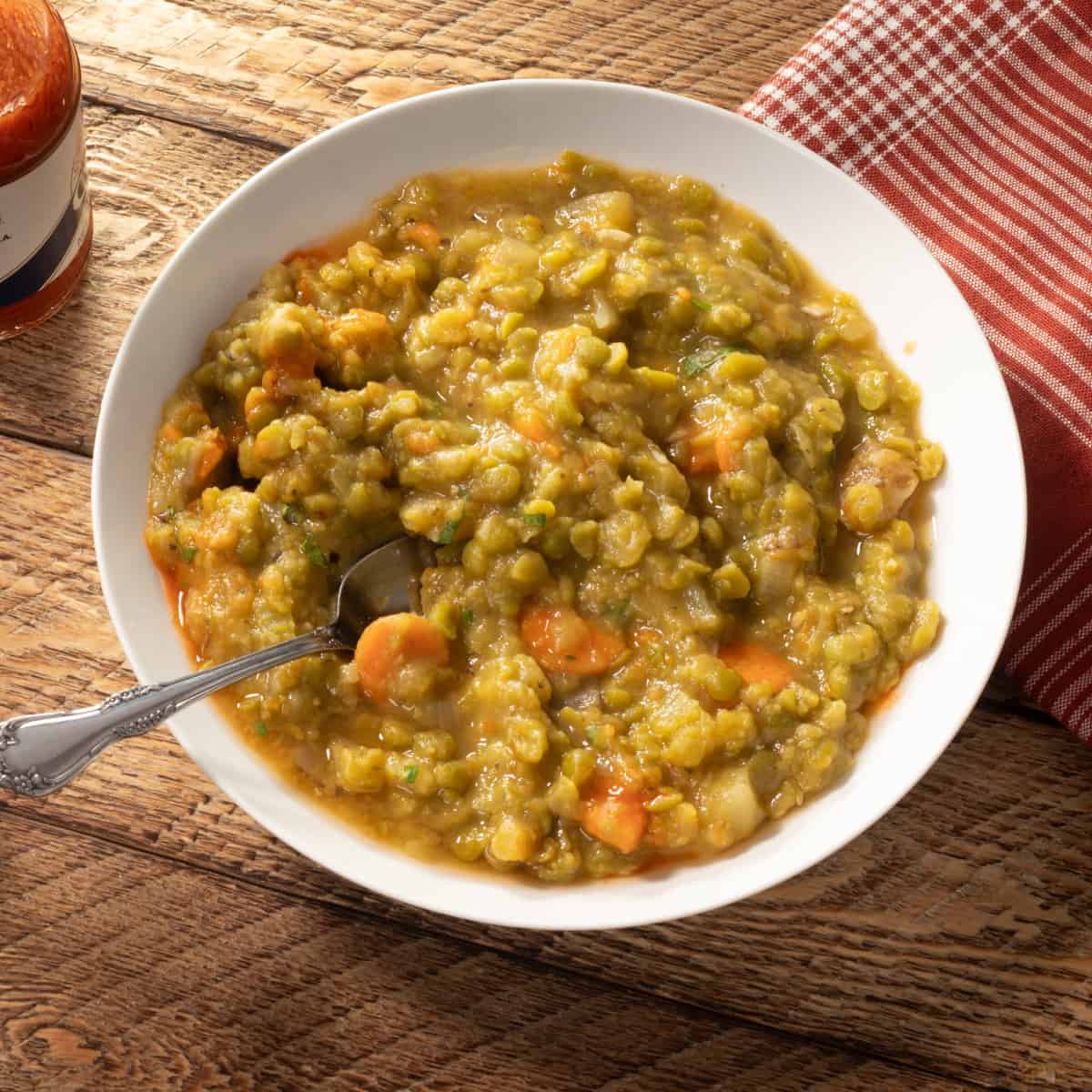 Vegan split pea soup