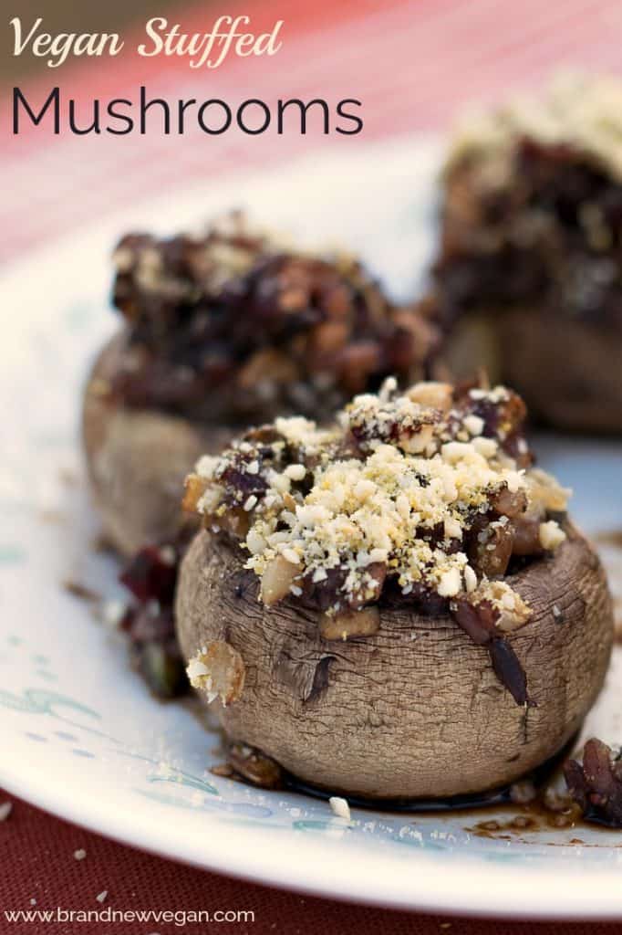 vegan stuffed mushrooms