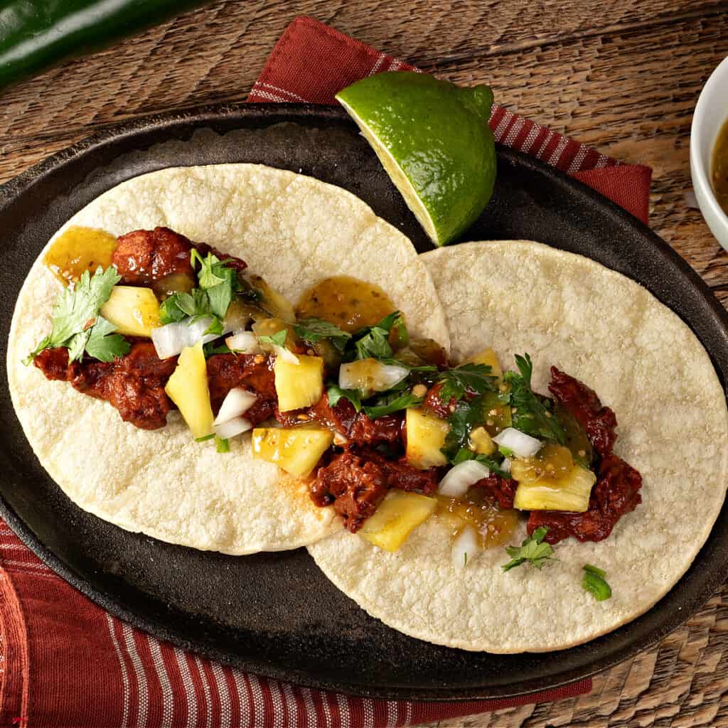 Vegan Tacos al Pastor Brand New Vegan