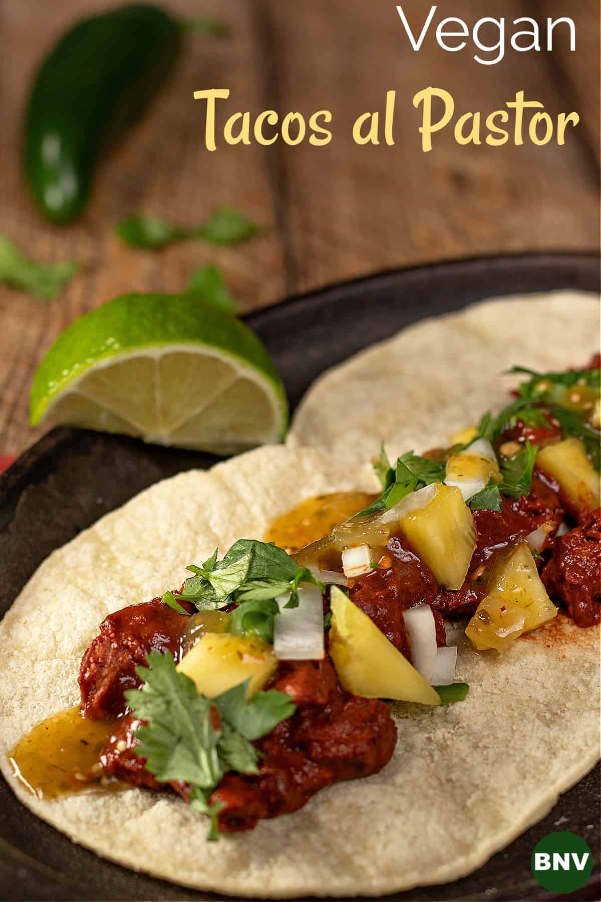 vegan tacos al pastor