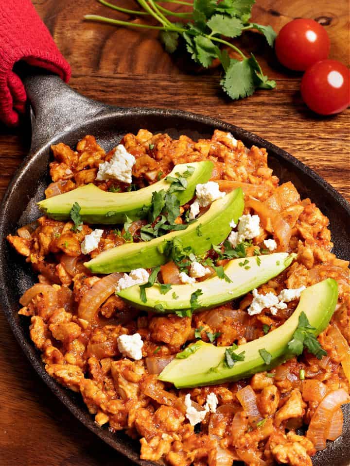 Vegan Tinga with Soy Curls Brand New Vegan