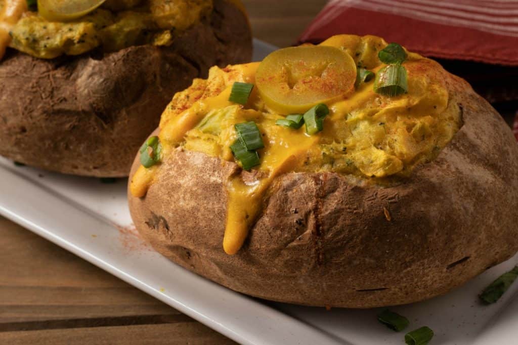 Vegan Twice Baked Potatoes 