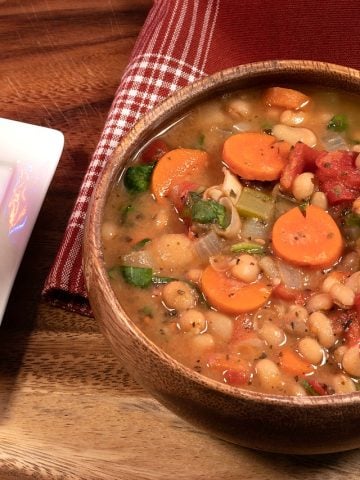 vegan white bean soup